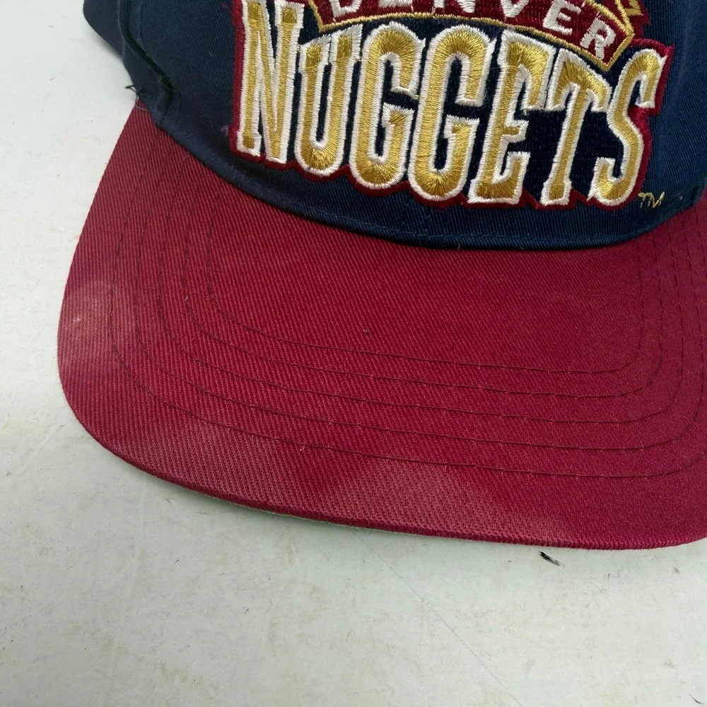 Denver Nuggets Hat Mens OS Navy Blue NBA Basketball Snapback Vintage EUC